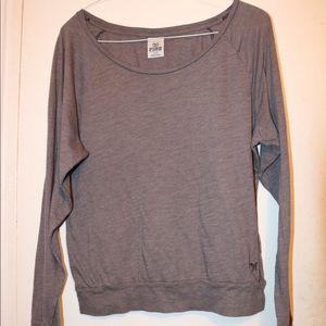 PINK Victoria’s Secret Grey Pullover 🌪💨